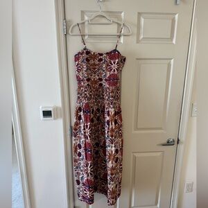 The Impeccable Pig Multicolor Floral Maxi Dress